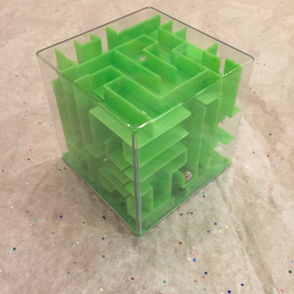 Maze Puzzle Box with Money Slot